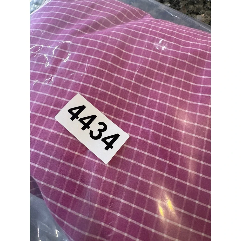 Polo Ralph Lauren Mens Large Custom Fit Pink Check Button Down Shirt Long Sleeve